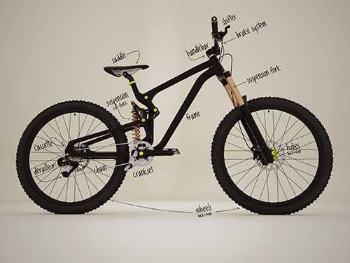 Enduro bike design